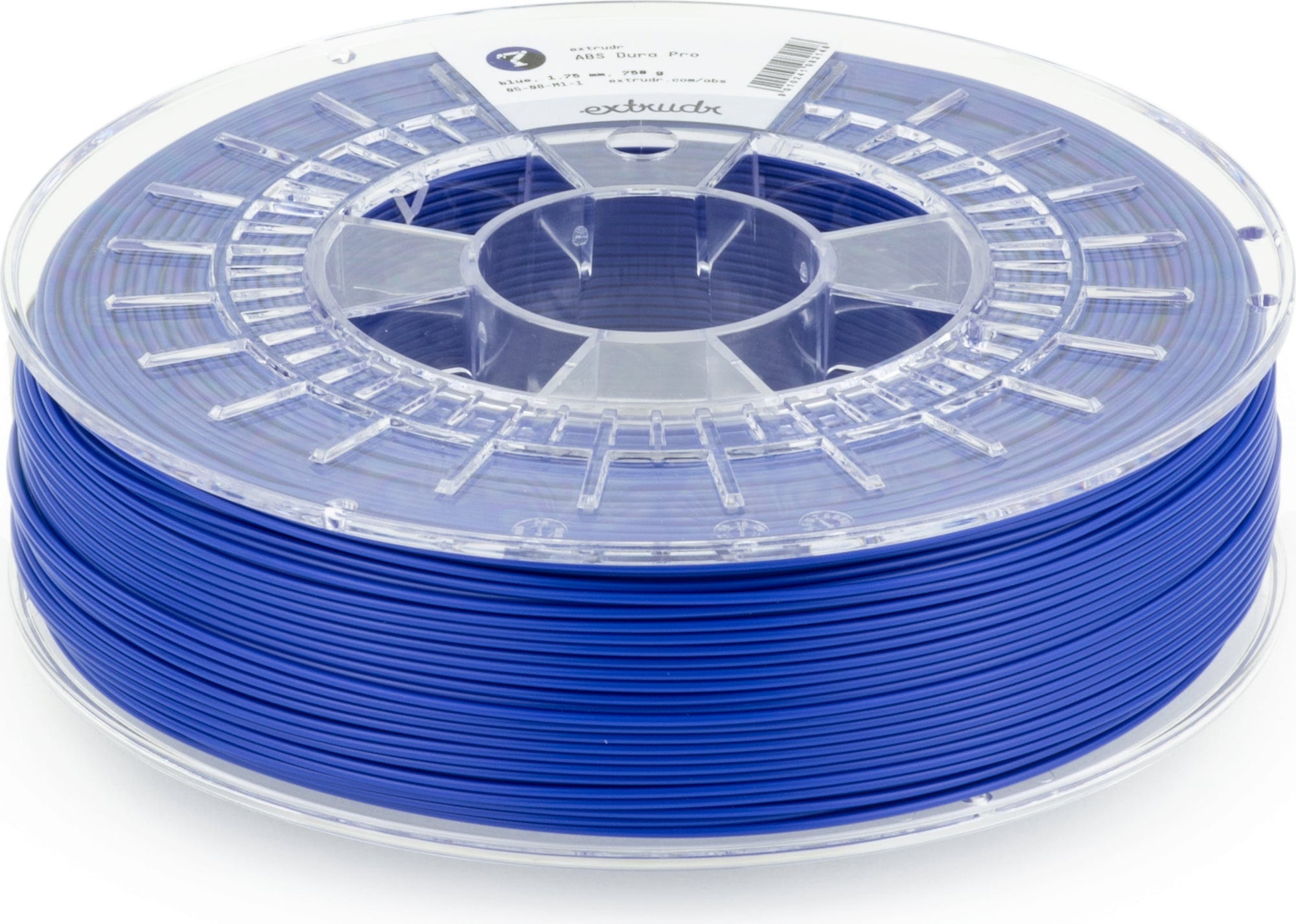 Extrudr  DuraPro ABS Blau, 1,75 mm / 750 g    Spezielles ABS für Industrieanwendungen in Blau