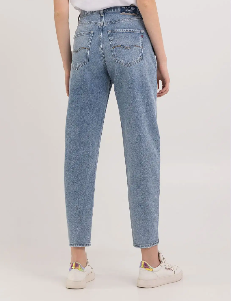 REPLAY JEAN FEMME BALOON KEIDA 553R BLEU