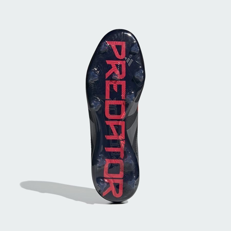 adidas Predator Pro FG Stealth Victory - Noir/Gris/Lucid Red