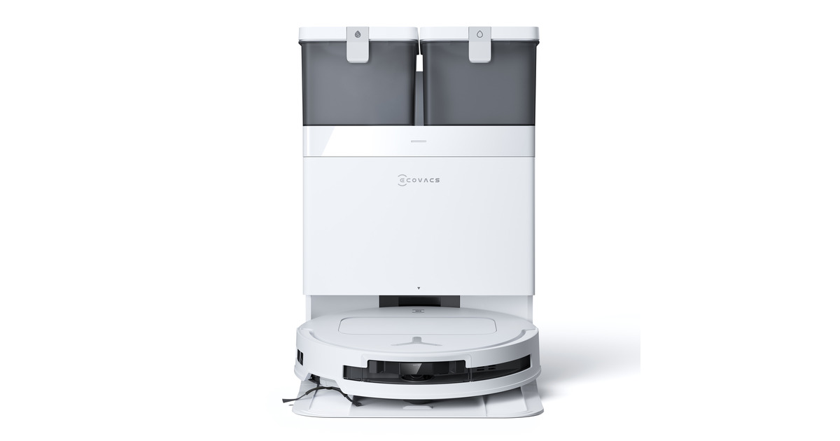 ECOVACSDEEBOT T50 OMNI robotstofzuiger  (Wit, 15000 Pa)