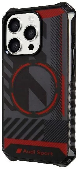 iPhone 15 Pro Max MagSafe Hardcase Hülle (AU-IMLMIP15PM-RSQ/D2-BK) - Schwarz