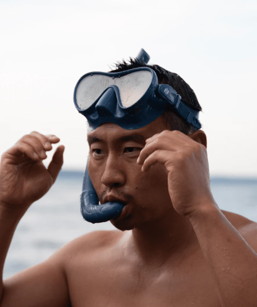Watery Combo snorkelsæt til voksne - Cliff - Hvid