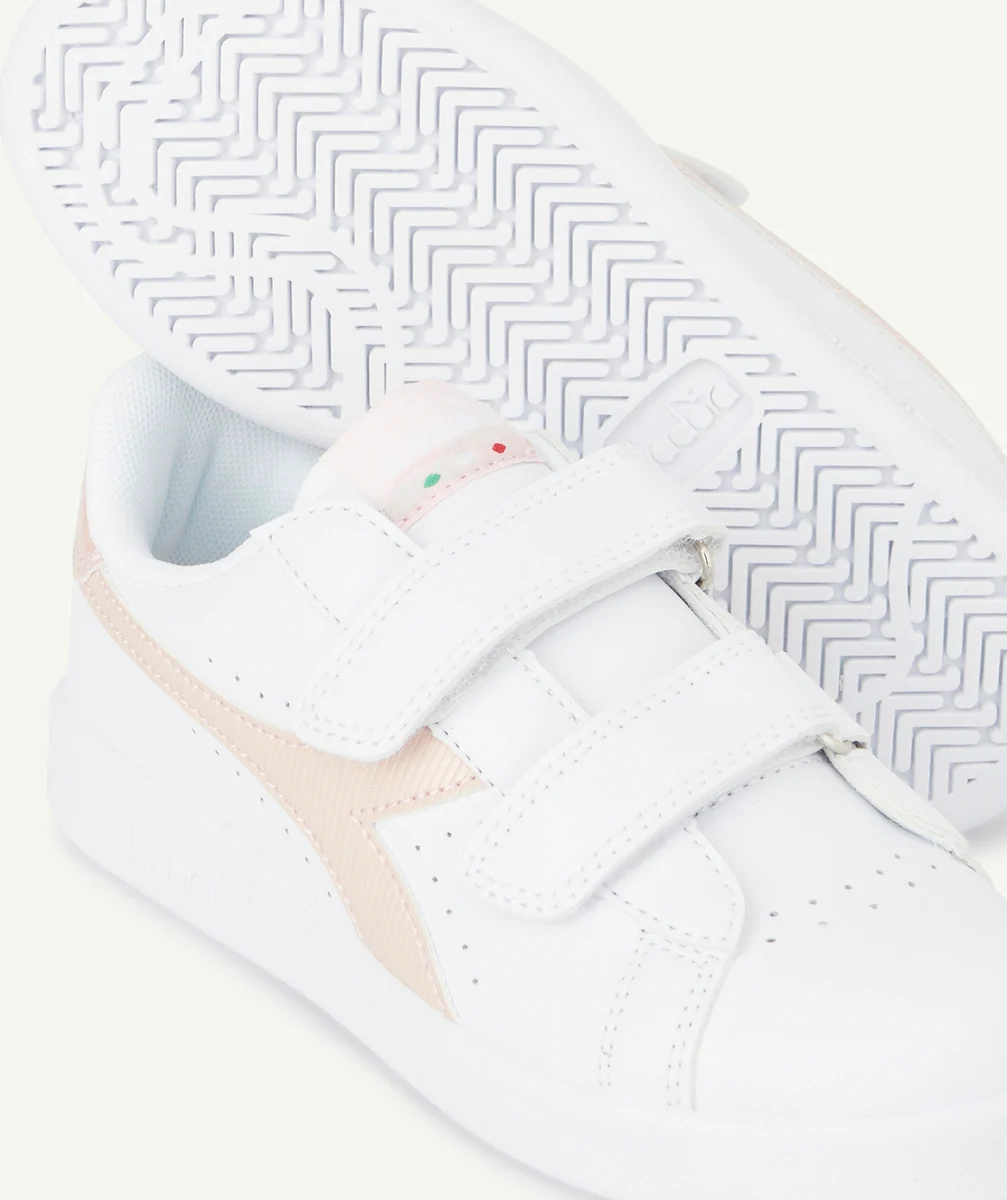 DIADORABASKETS BASSES GAME P PS BLANC ET ROSE