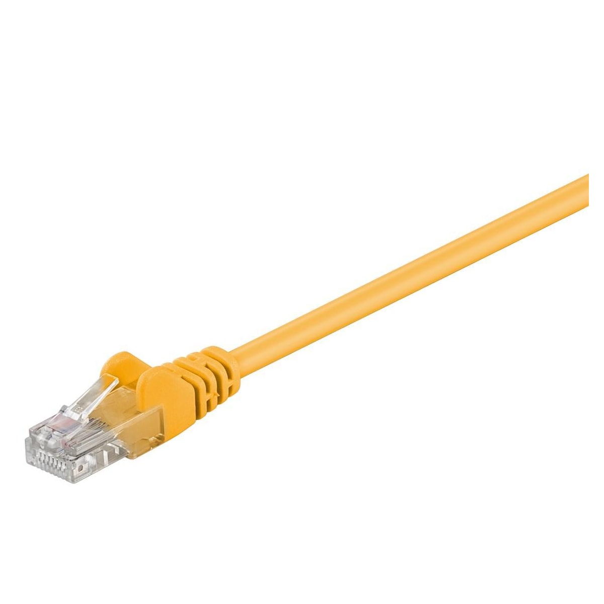 Goobay CAT 5e patchkabel, U/UTP, gul