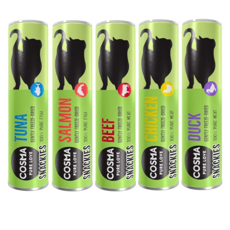 Offre découverte Cosma Snackies Friandises lyophilisées pour chat