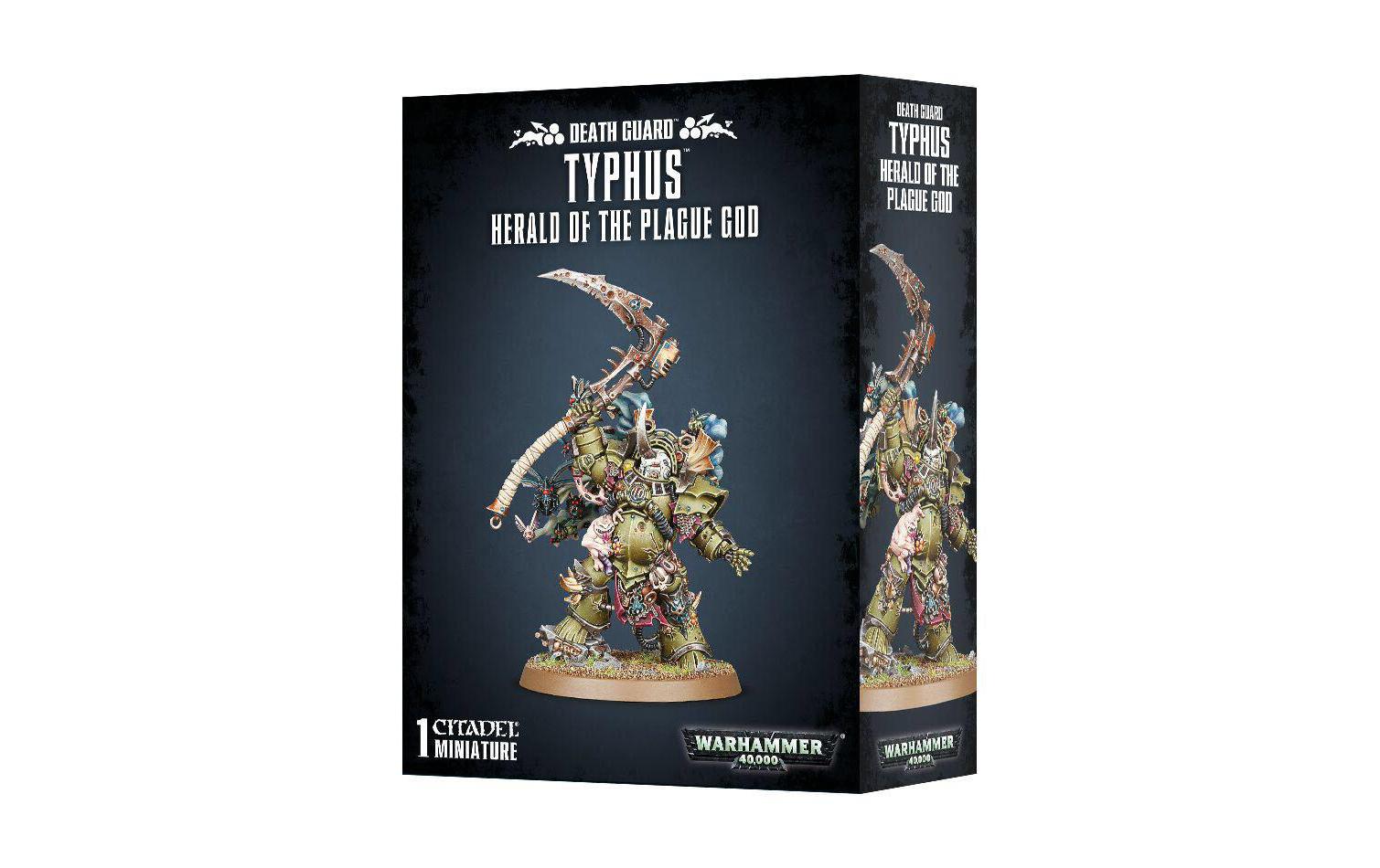 Figur Warhammer 40.000 Typhus Herald Of The Plague GodBausatz für 1 Figur