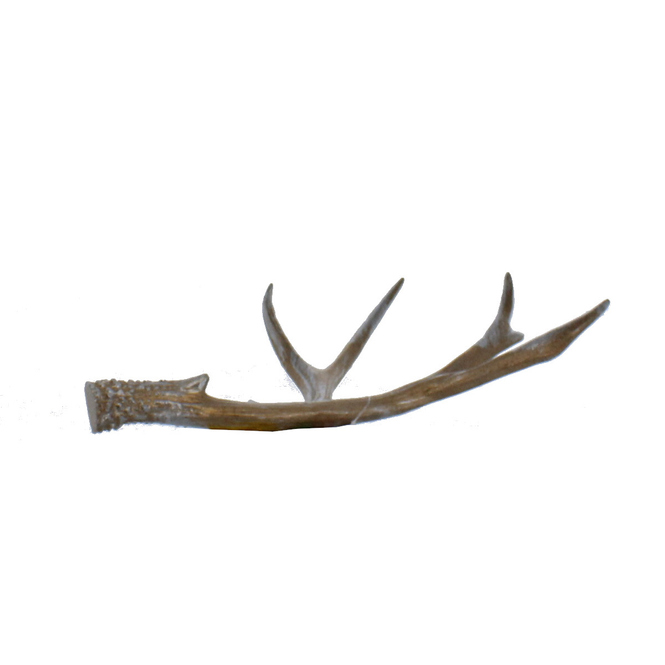 Deko-Geweih gold/silber - aus Polyresin - ca. 19,5 x 5,5 x 27,5 cm