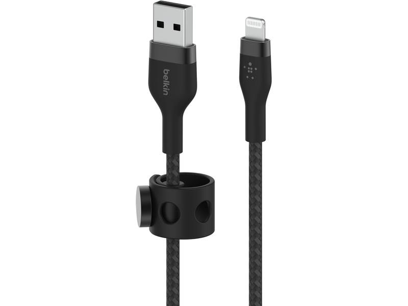 Belkin USB-Ladekabel Boost Charge Pro Flex USB A - Lightnin USB-C auf Lightning-Kabel zum Aufladen von iPads oder iPhones