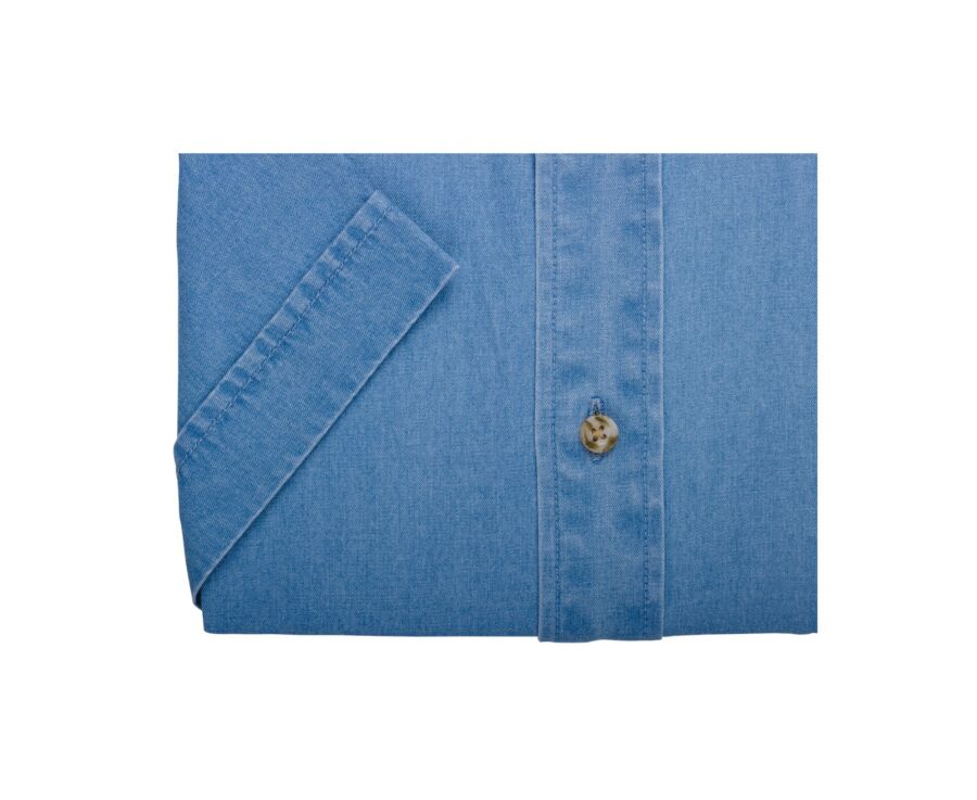 Chemise en jean manche courte Denim clair - JACQUIN MC