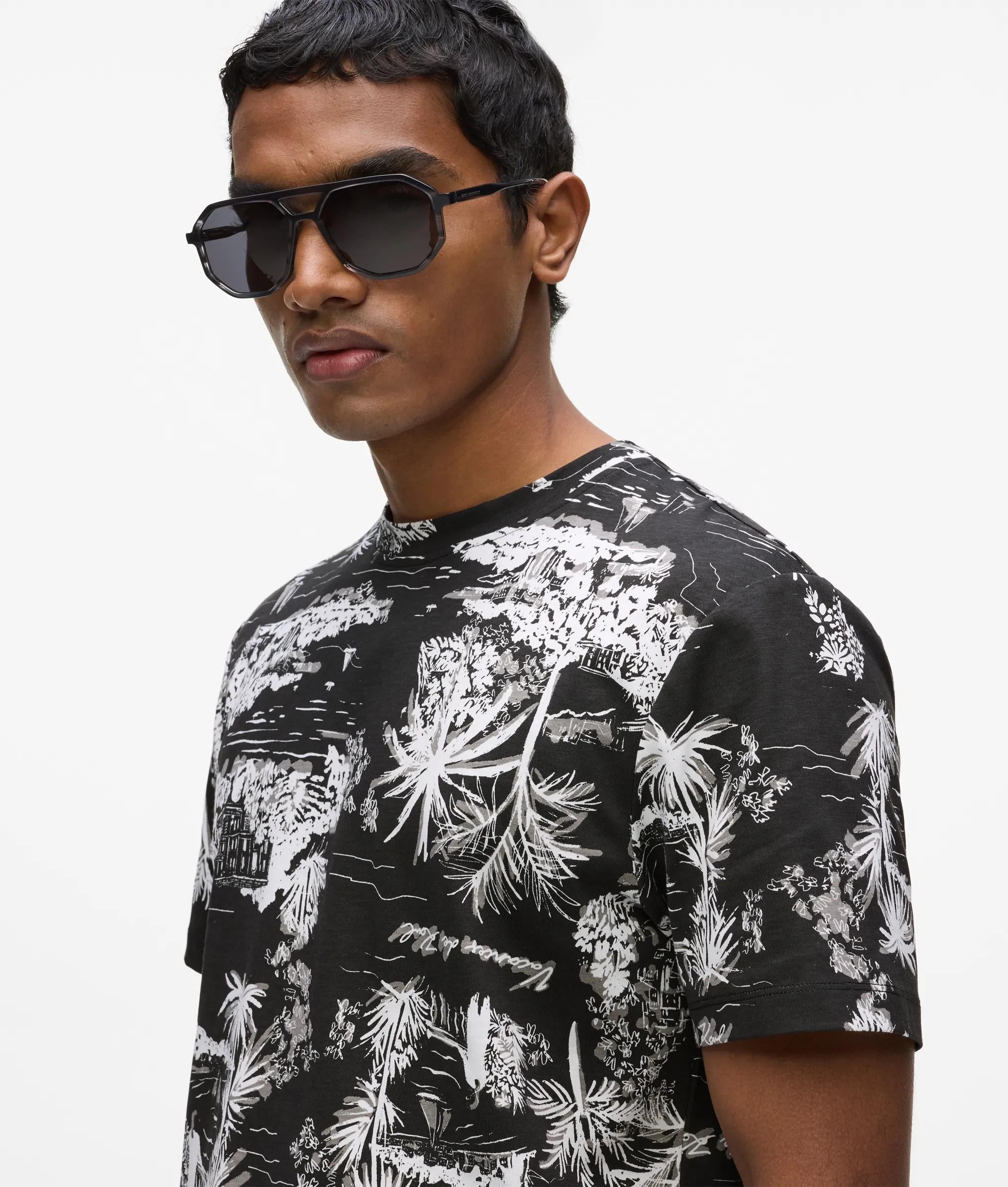 Villa la Vigie t-shirt met opdruk