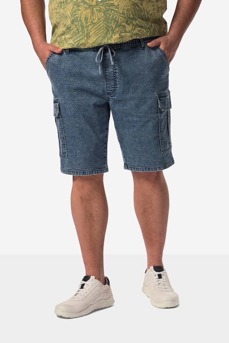 Men+ Jeans-Cargobermuda, bis 74