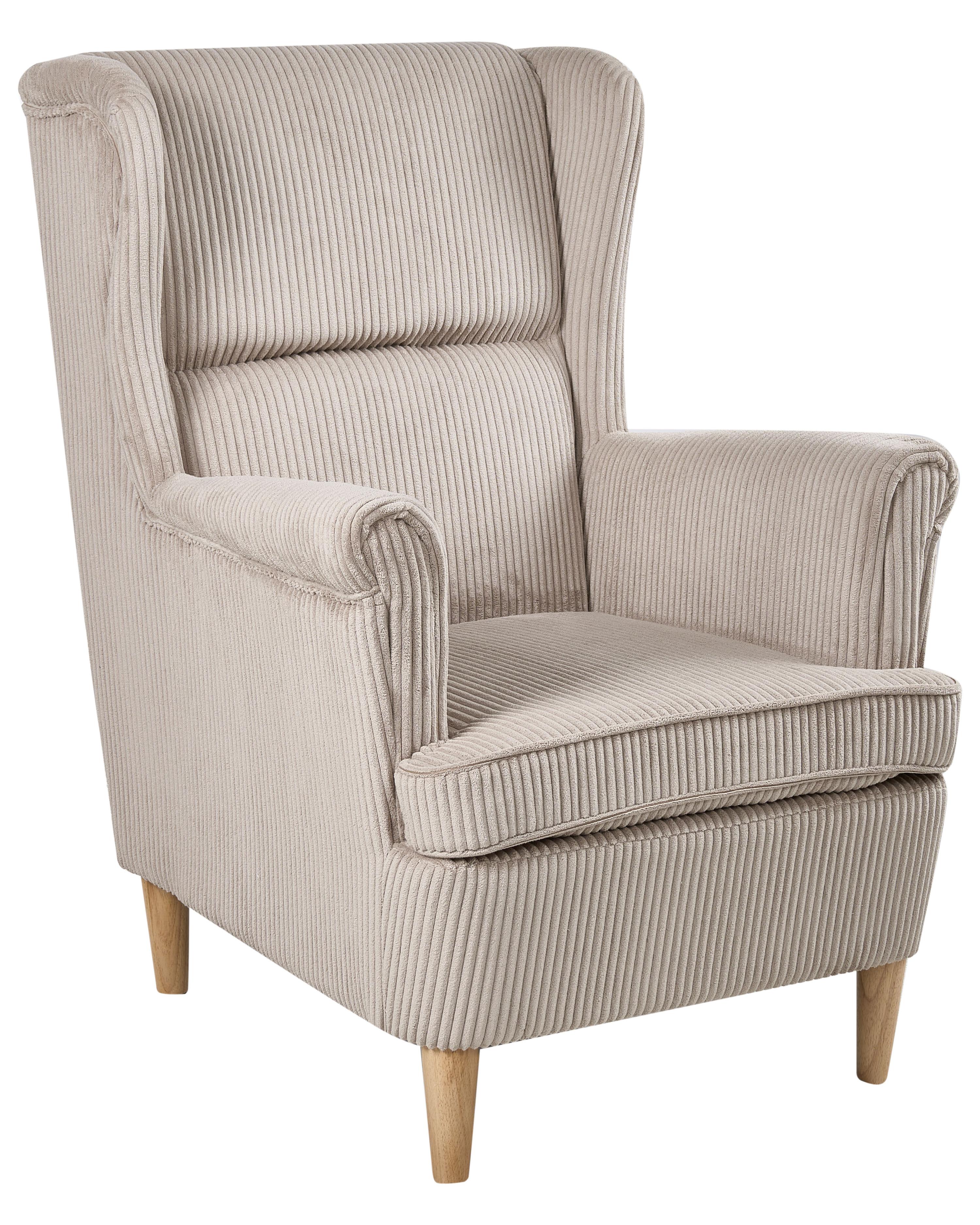 Oorfauteuil ABSON Corduroy Beige