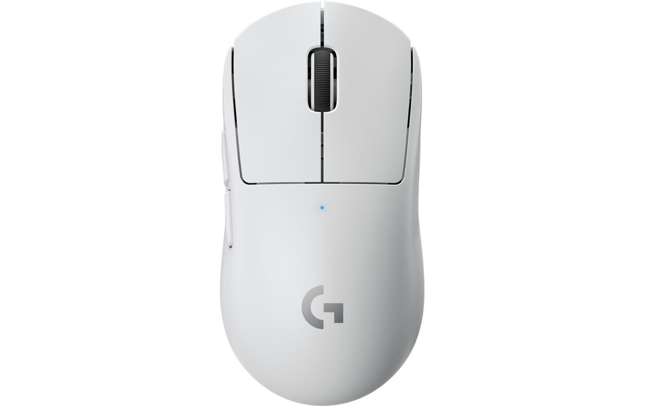 Gaming-Maus Pro X Superlight WeissExtrem leichte Gaming-Maus mit leistungsvoller Performance