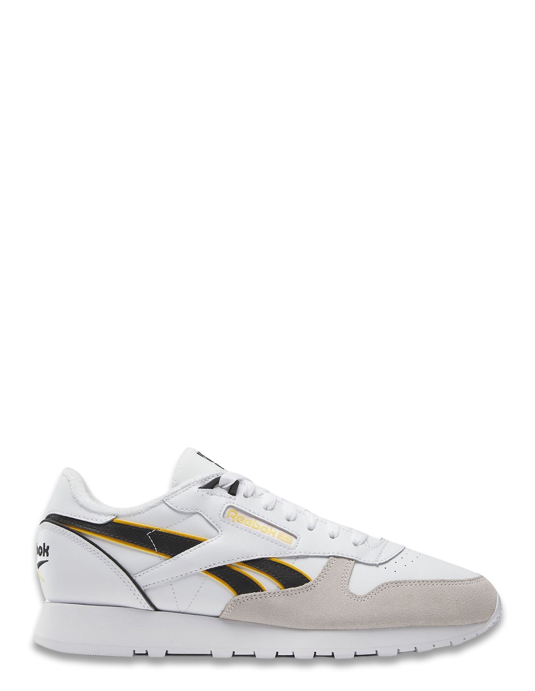 reebok Sneakers Homme Classic Leather Blanc/Jaune