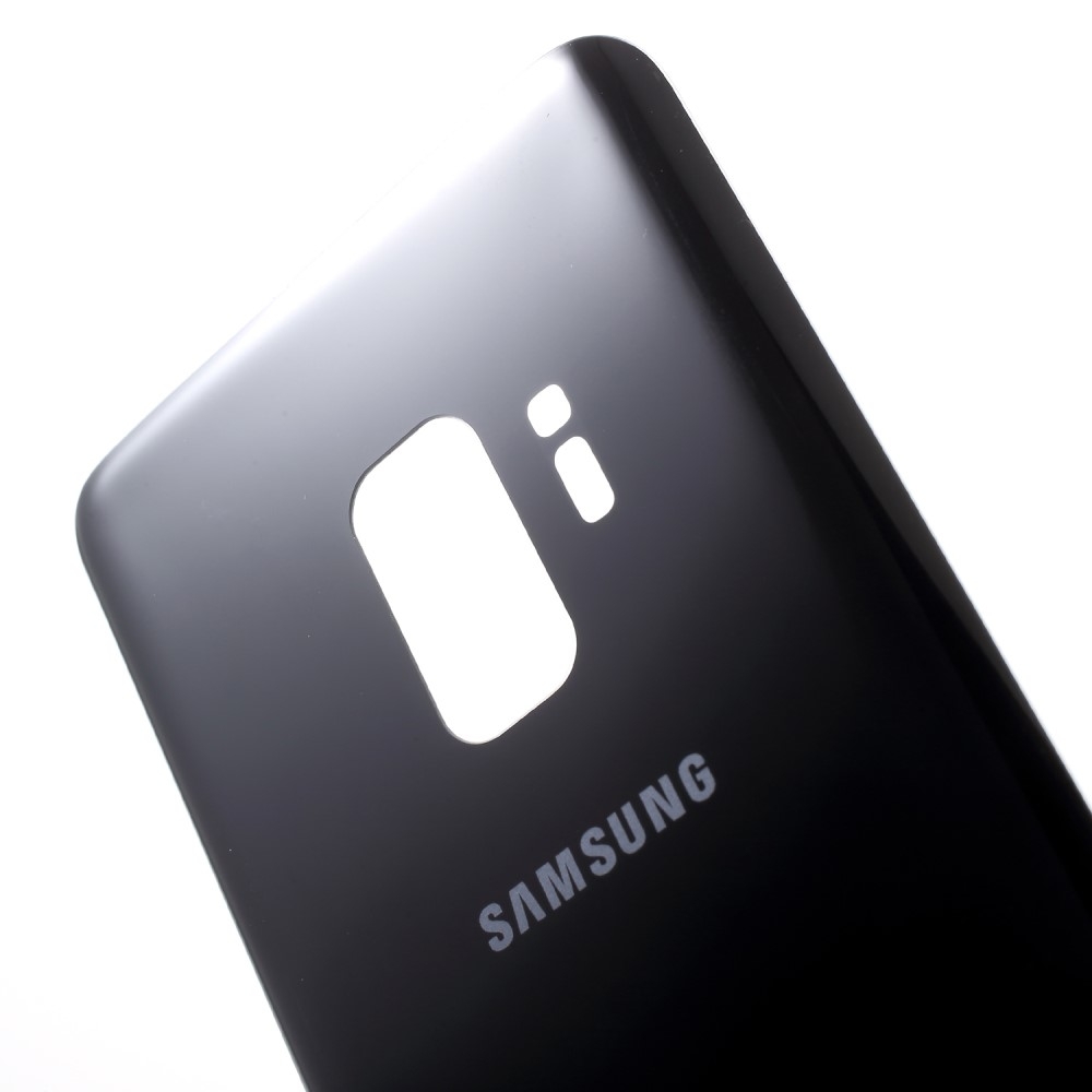 (OEM) Samsung Galaxy S9 Backcover / Rückseite mit Kleber - Schwarz