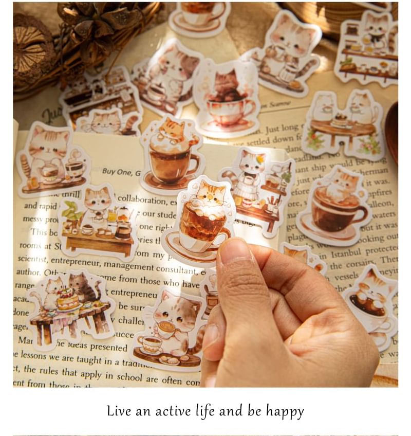 Milena - Koffiekat Sticker