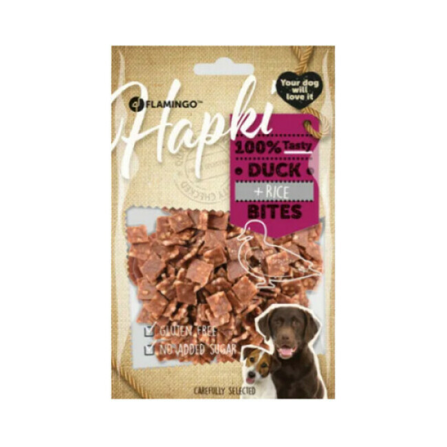 Sachet de friandises en morceaux Hapki pour chien