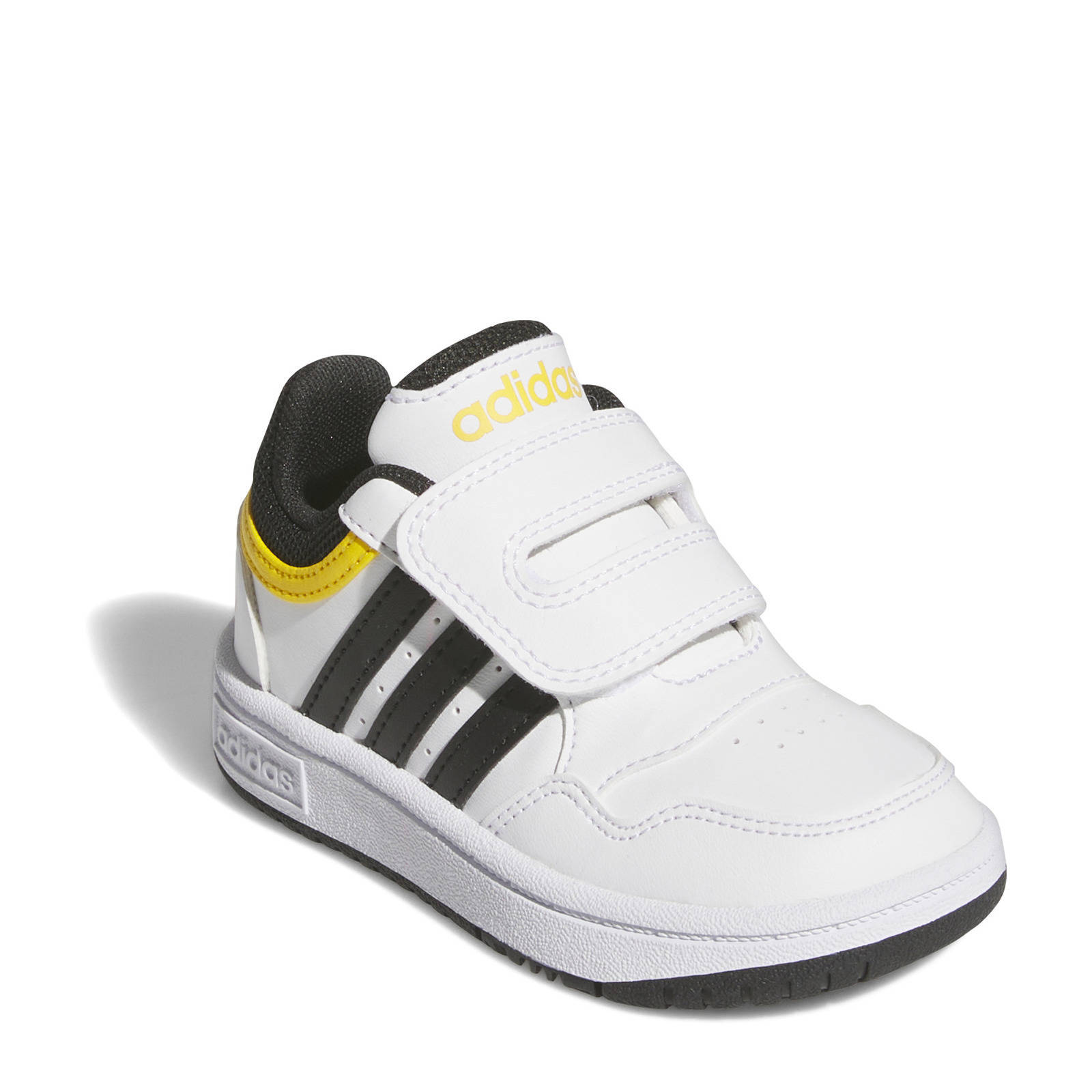adidas Hoops 3.0 sneakers wit/zwart/geel