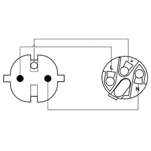 Procab PRP432 Power PowerCON - Schuko male stroomkabel 3m