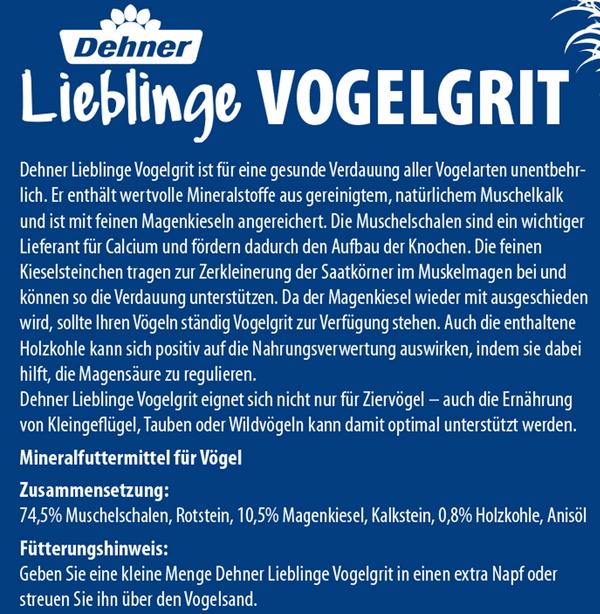 Dehner Lieblinge Vogelgrit, 500 g