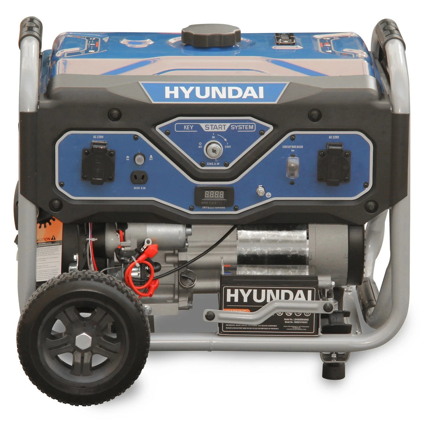 Hyundai 55052 Benzine generator met elektrische start - OHV motor - 3000W