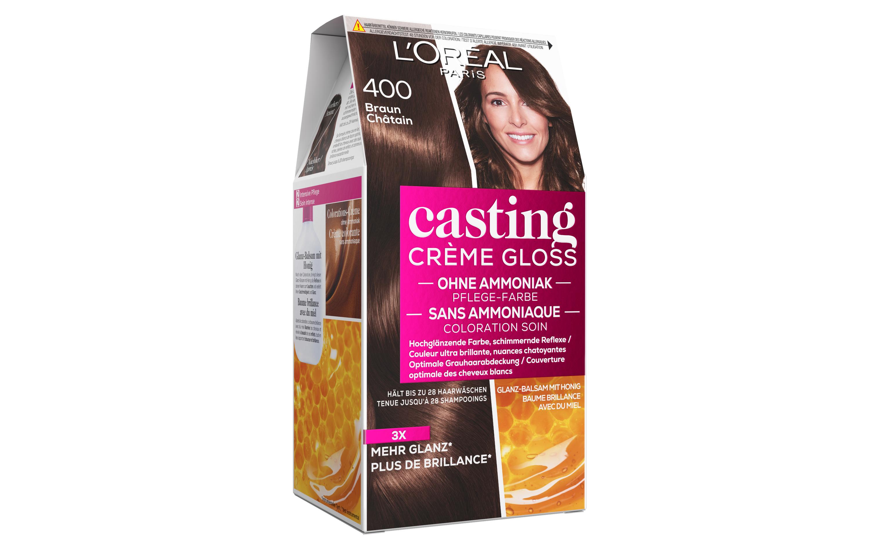 Casting Crème Gloss 400 BraunSemi-permanente Haarfarbe