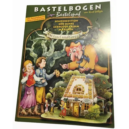 Papierverarbeitung Penig Bastelbogen Hänsel und Gretel