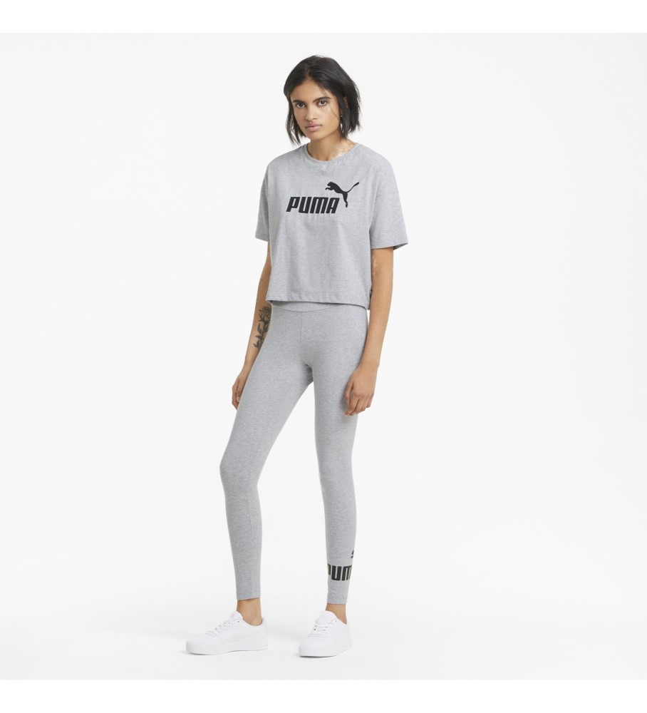 Calça legging cinza com logo Puma Esses