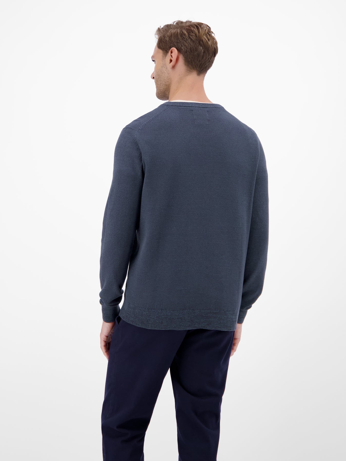 Herren Strickpullover in Twist-Struktur