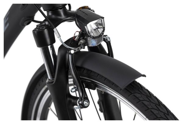 Vélo électrique homme aluminium Adore Versailles 28  E-Bike noir 250 Watt Li-Ion 36 V/10 4 Ah 7 vitesses