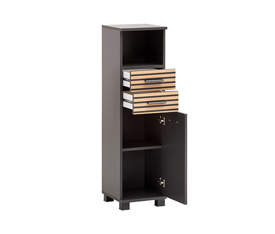 Highboard »Katta«, 1 Tür, 2 Schubladen, anthrazit