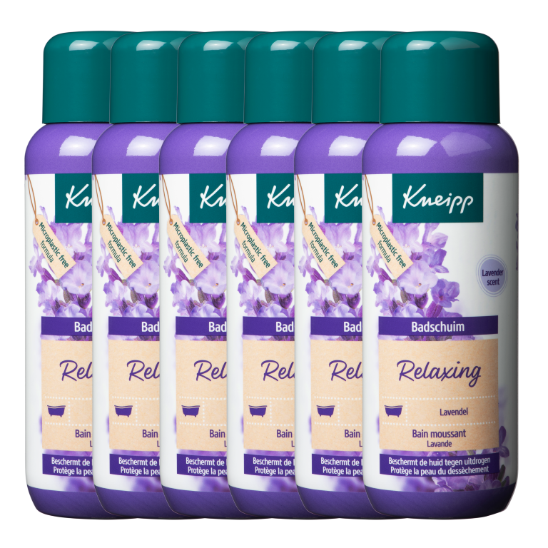 6x Kneipp Badschuim relaxing lavendel (400 ml)