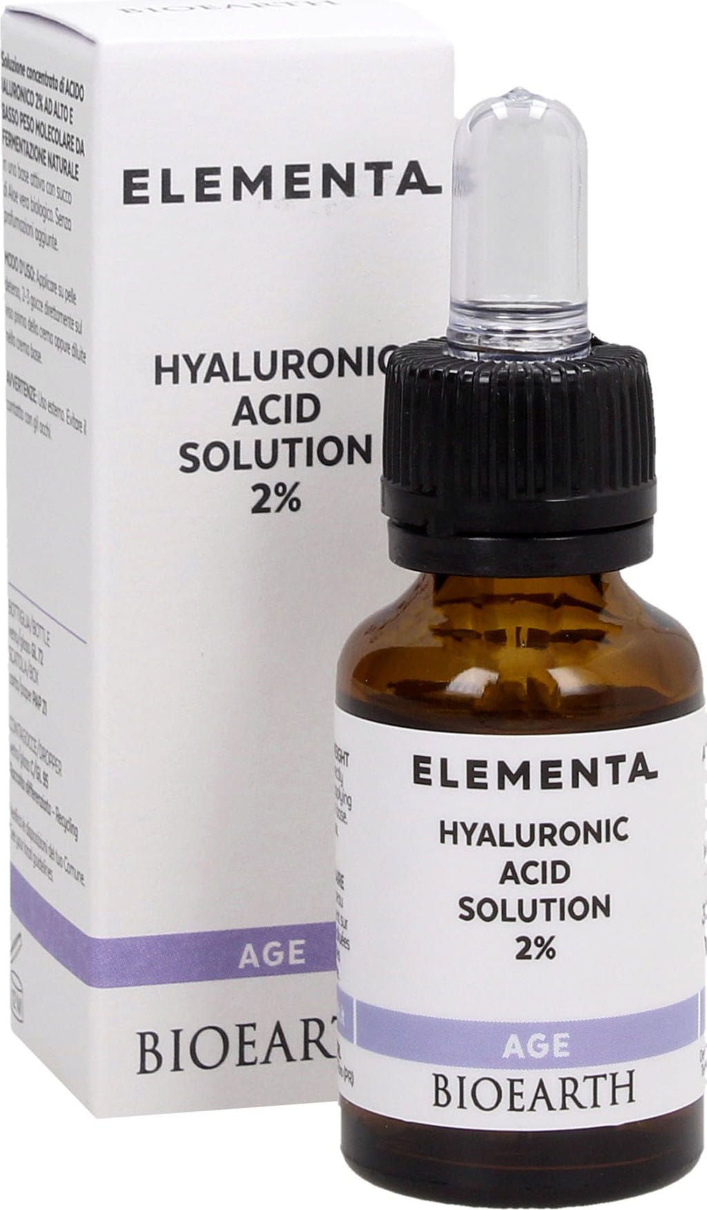 BIOEARTH  ELEMENTA AGE Hyaluronsäure Lösung 2%, 30 ml