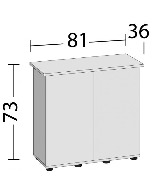 Juwel Kast Rio 125 Sbx 81x36x73 cm - Aquariummeubel