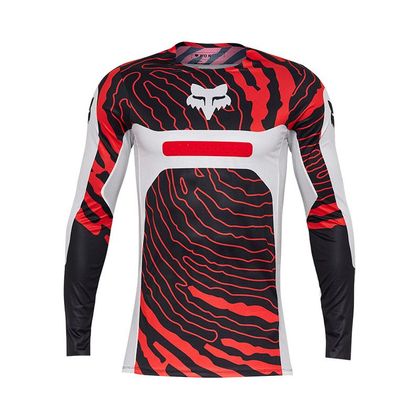 Maillot cross Fox FLEXAIR IMPRESSION 2025 - Blanc / Noir