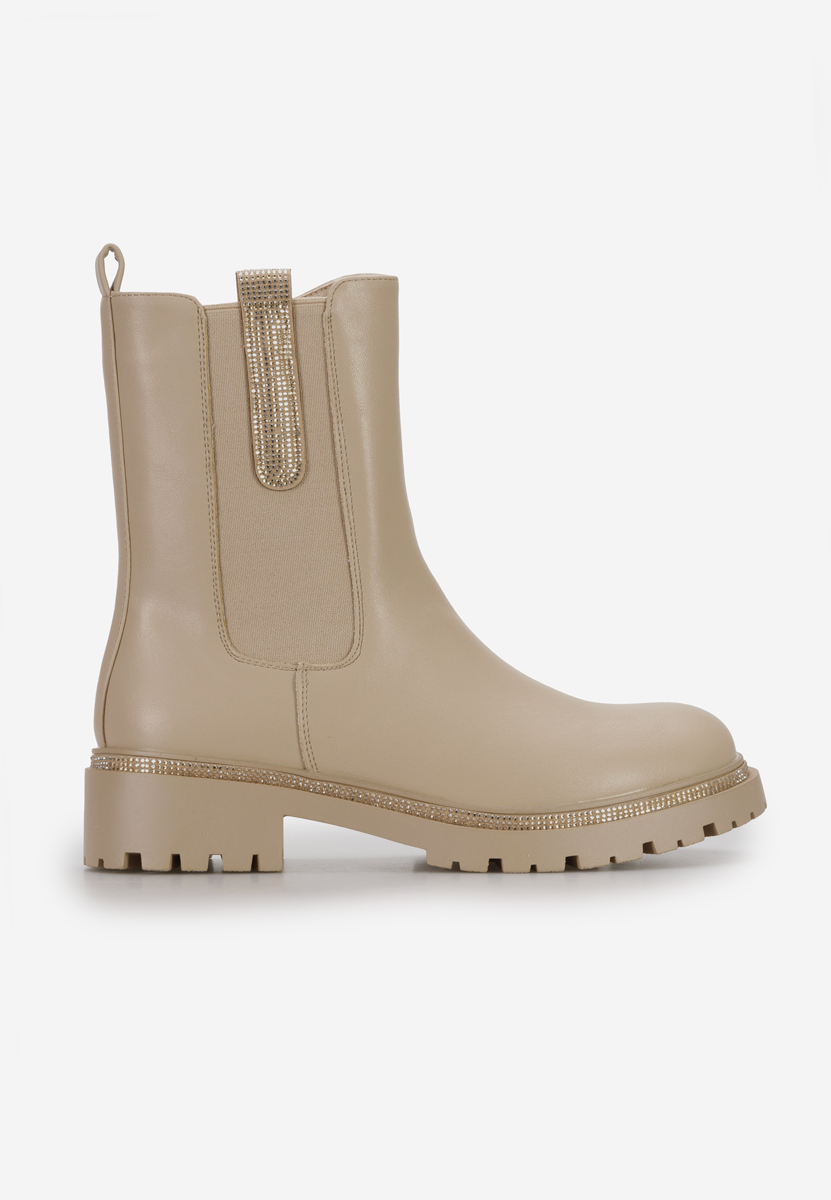 Bottines chelsea femme kaki Nellie