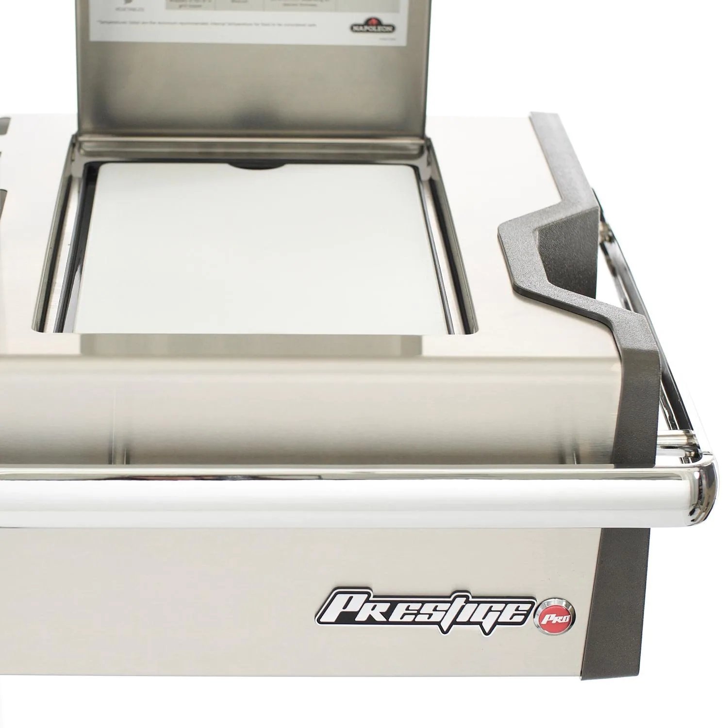 Churrasqueira a gás propano Napoleon Prestige PRO 500 com queimadores infravermelhos traseiros e laterais e kit rotisserie - PRO500RSIBPSS-3