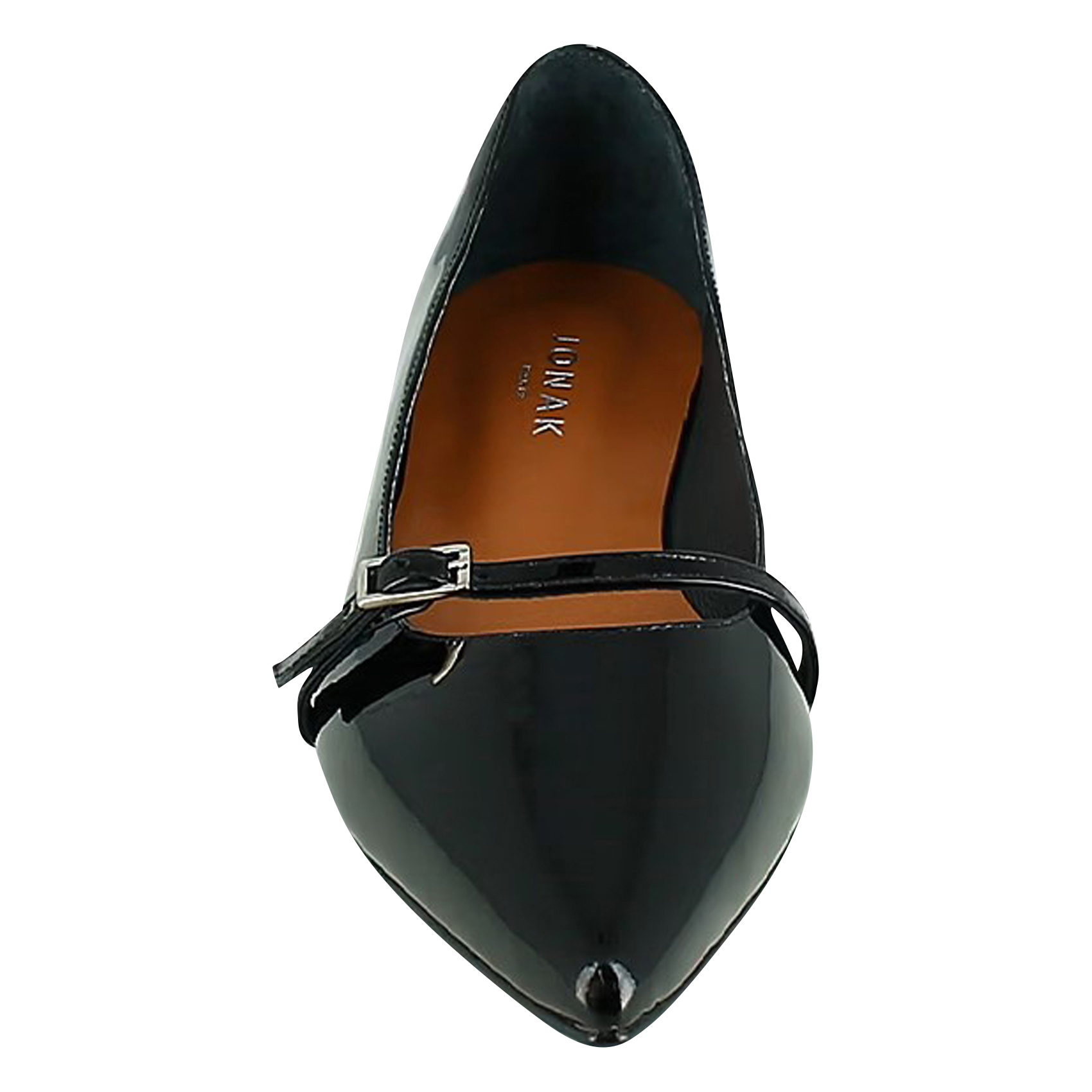 DOMEN - Ballerines en cuir | Noir