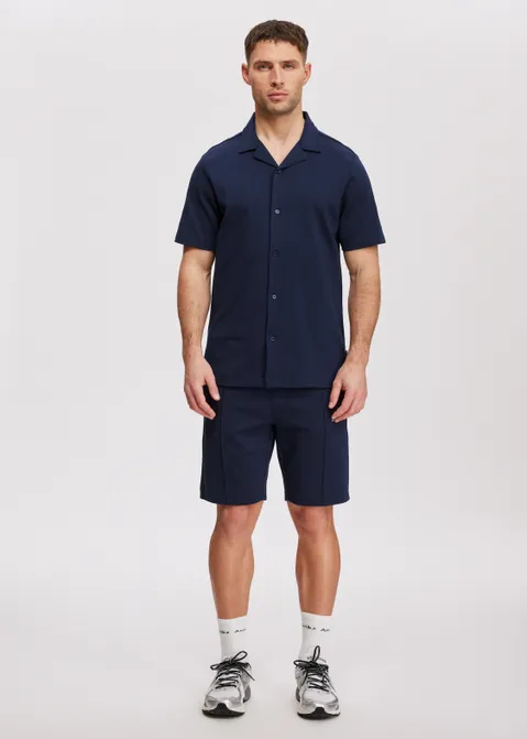 Overhemd met korte mouwen blauw (BLW.D)