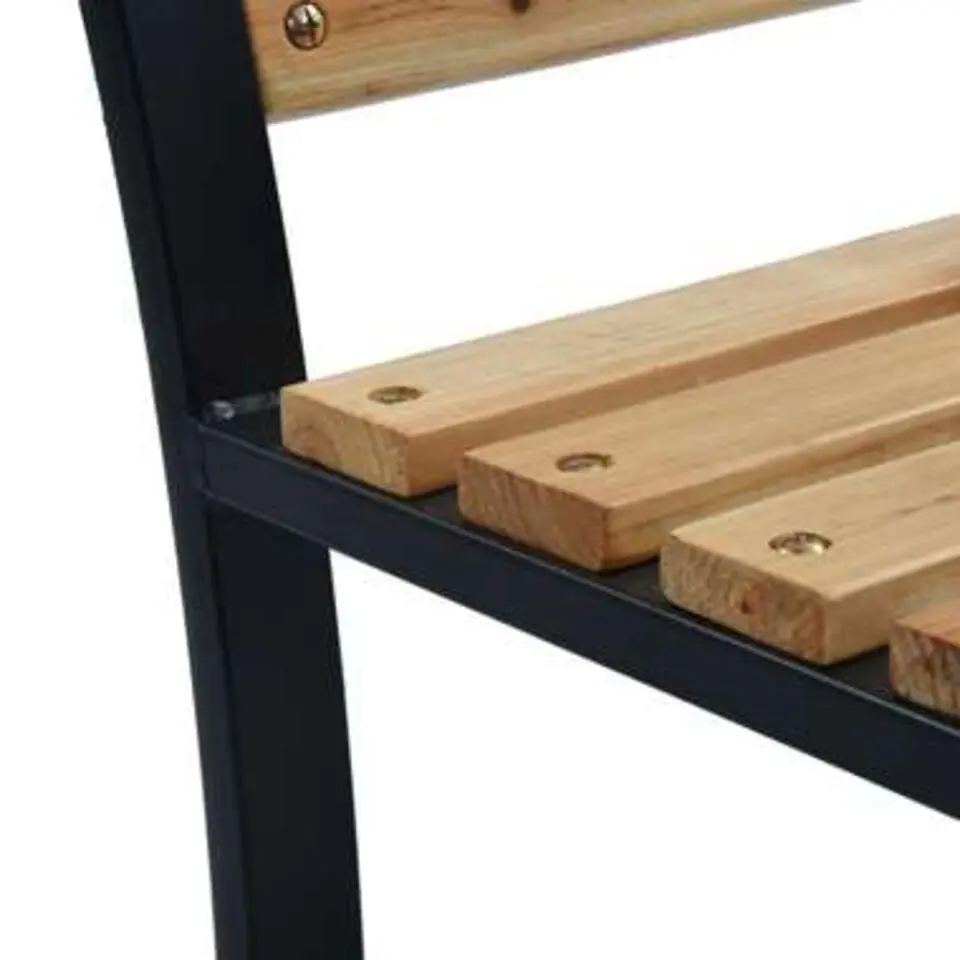 vidaXL - Tuinbank - Bruin - Hout - 120 x 53 x 77 cm
