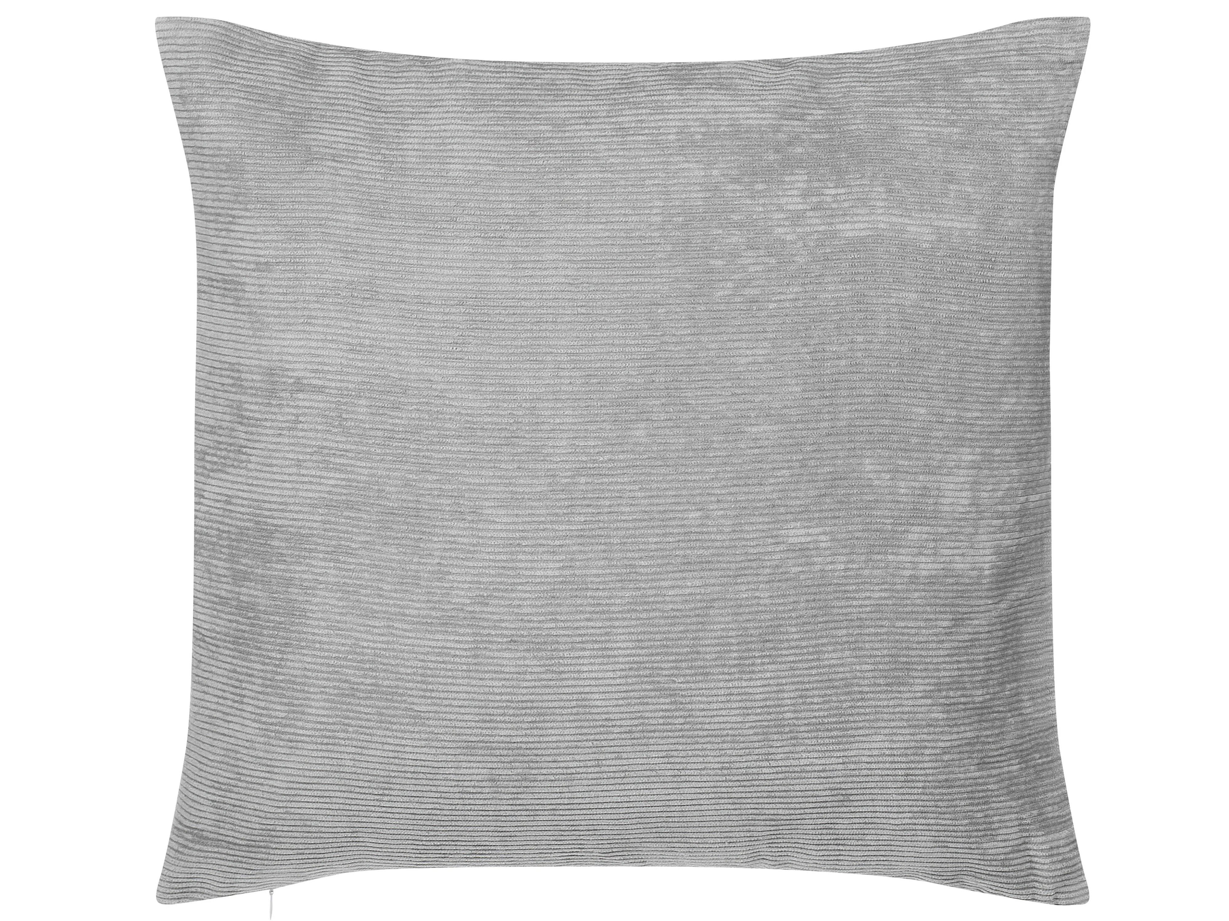 Set van 2 sierkussens NOLANA 45 x 45 cm Grijs effen