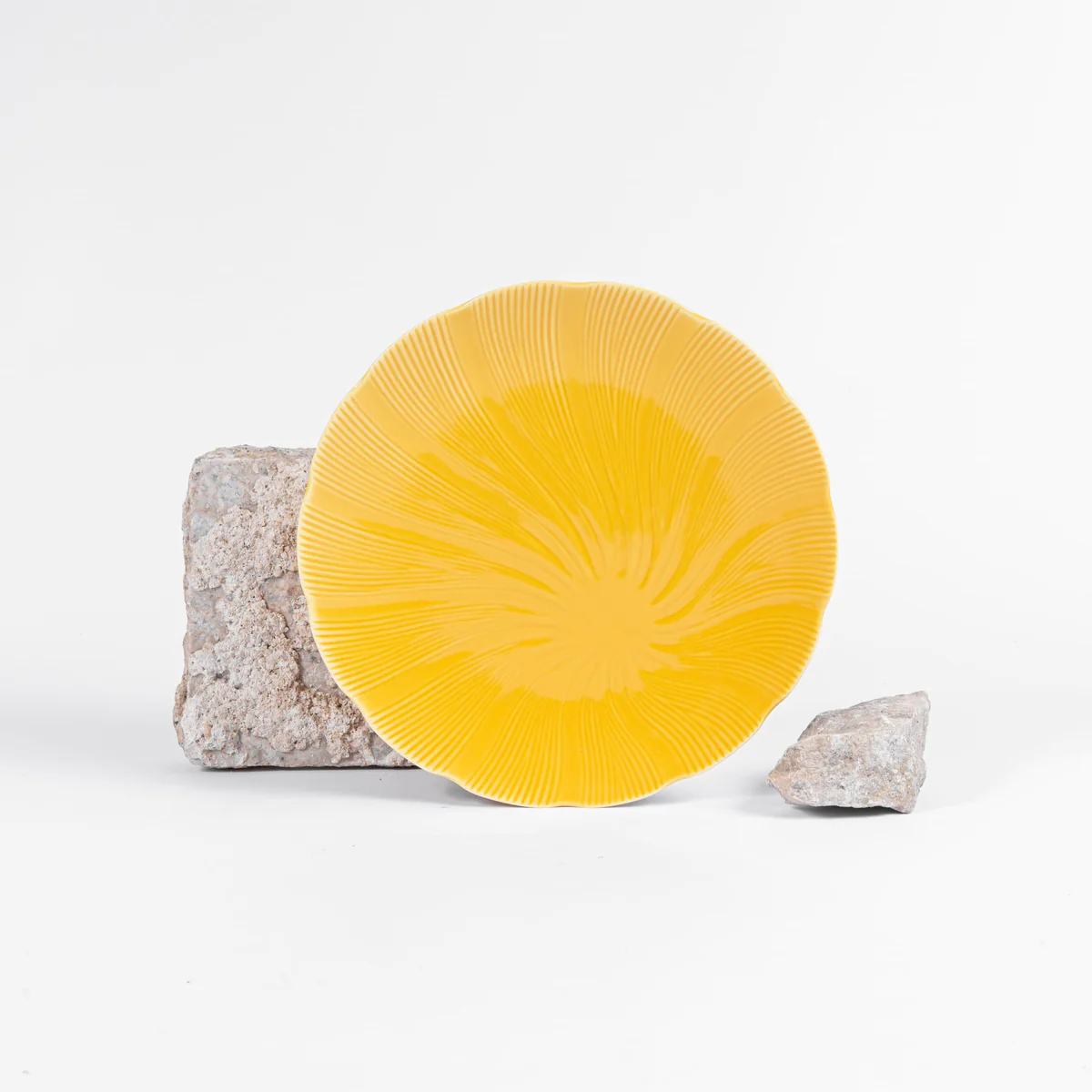 assiette à dessert TAHITI Jaune (19cm) OGRE La Fabrique