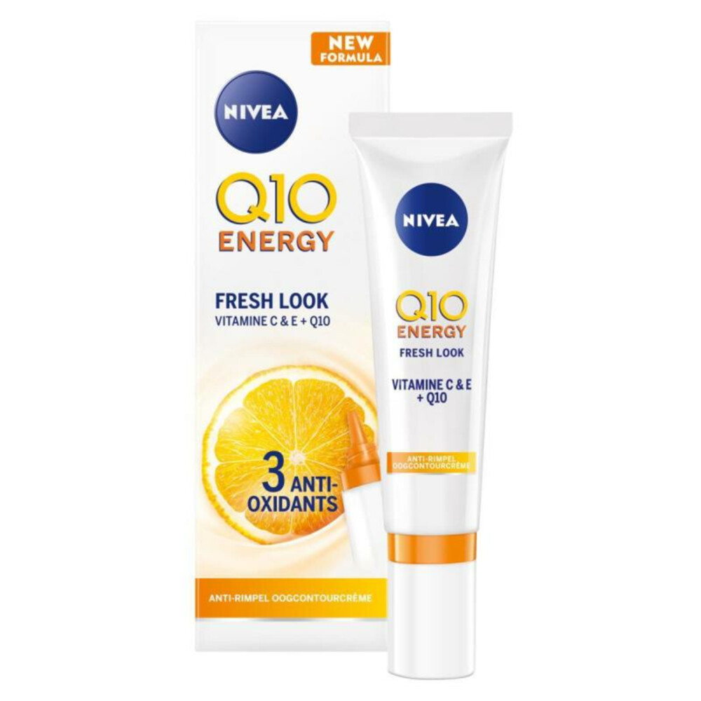 3x Nivea Q10 Anti-Rimpel en Energy Oogcontourcreme15 ml