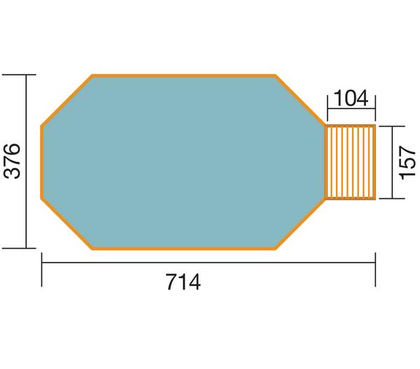 Weka Massivholzpool 594 Gr. 1