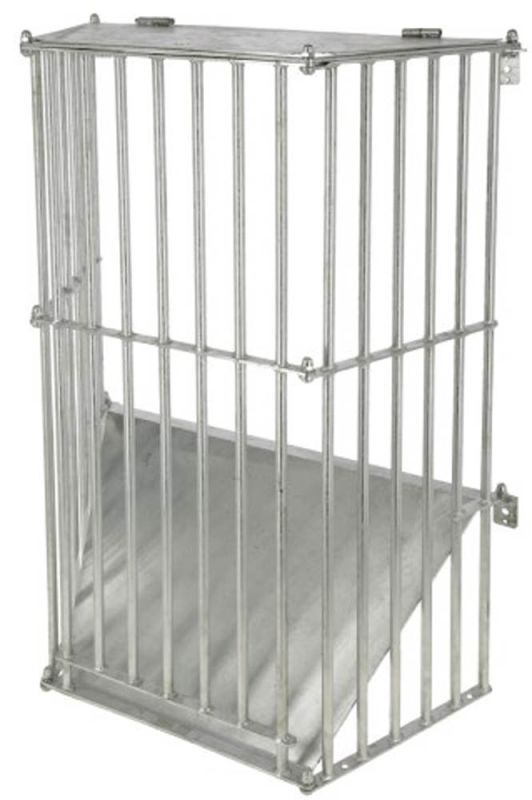 Kerbl Voederbesprarend - Hooiruif - Grijs - 41x114x81 cm