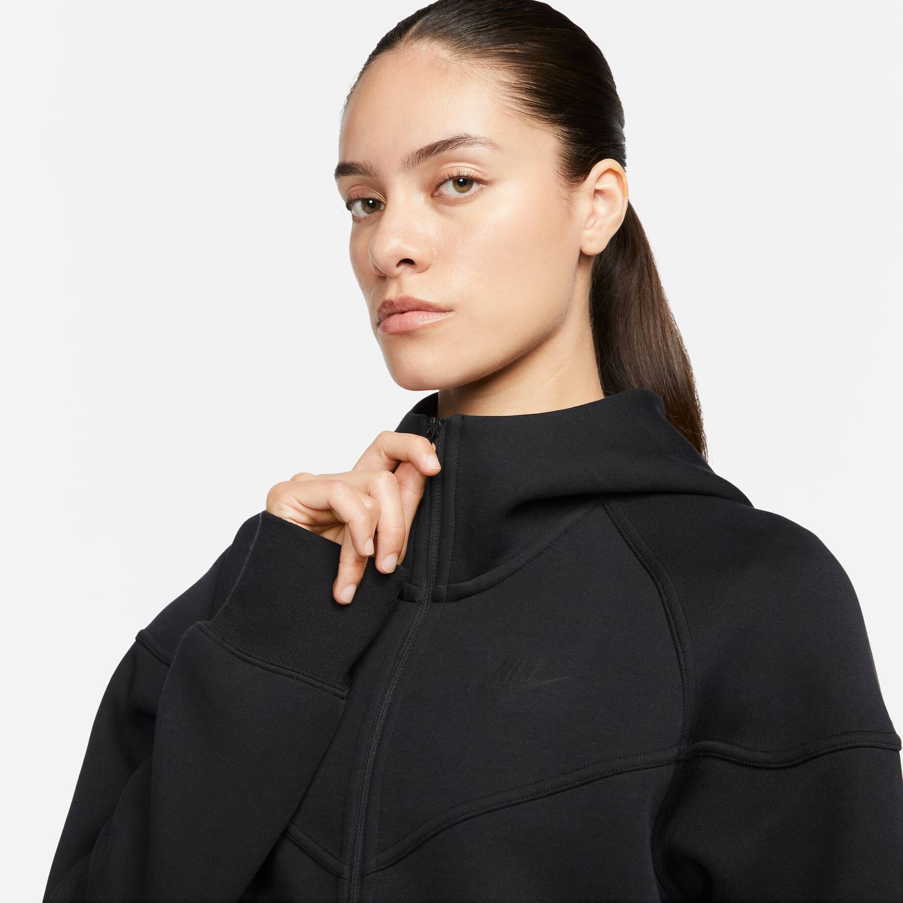 Nike Sportswear| Damen Sweatjacke mit Kapuze NSW TECH FLEECE