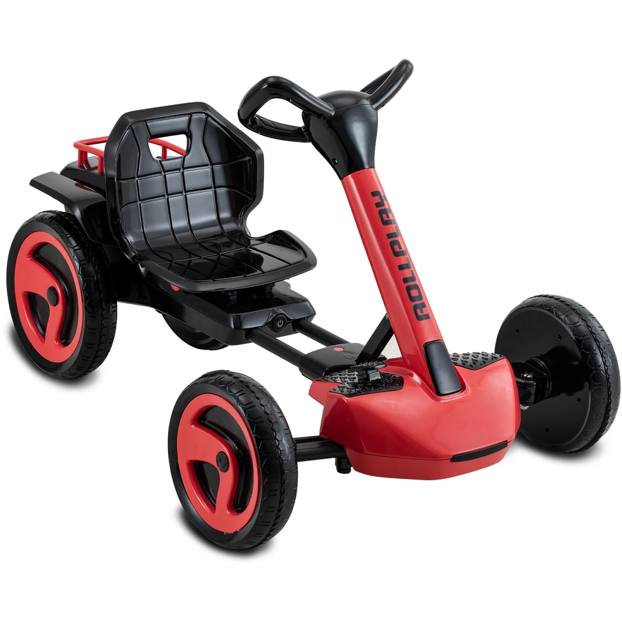 ROLLPLAY FLEX XL Go-Kart für Kinder zusammenklappbar bis zu 8 kmh Rot Rot