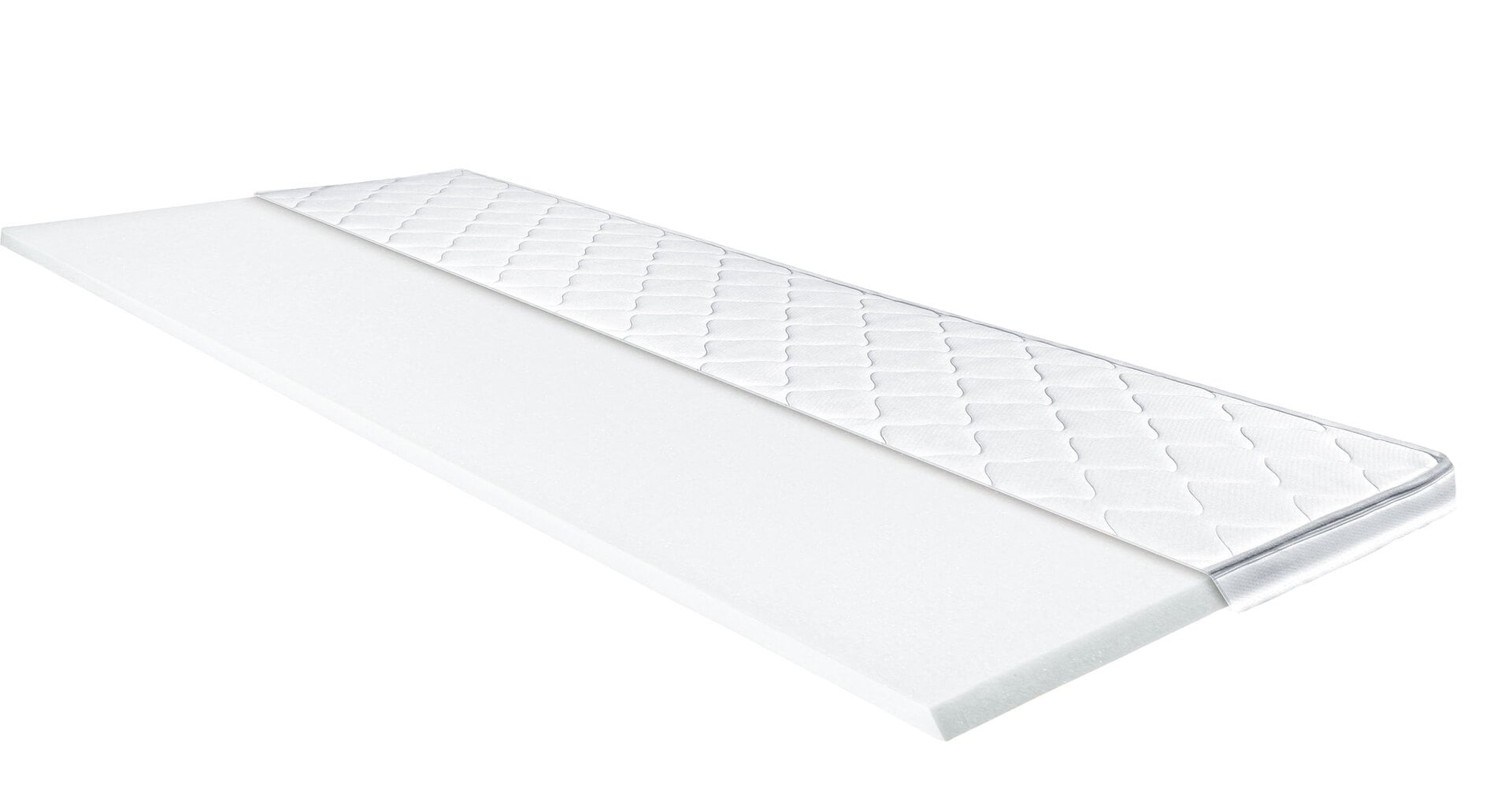 Topper-Komfortschaum Holiday Polyester Weiß 180 x 200 cm