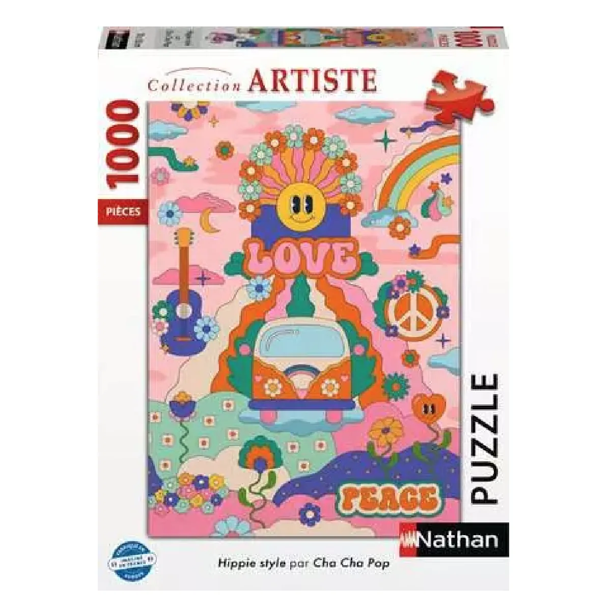Nathan - Puzzle 1000P - Hippie Cha Cha Pop