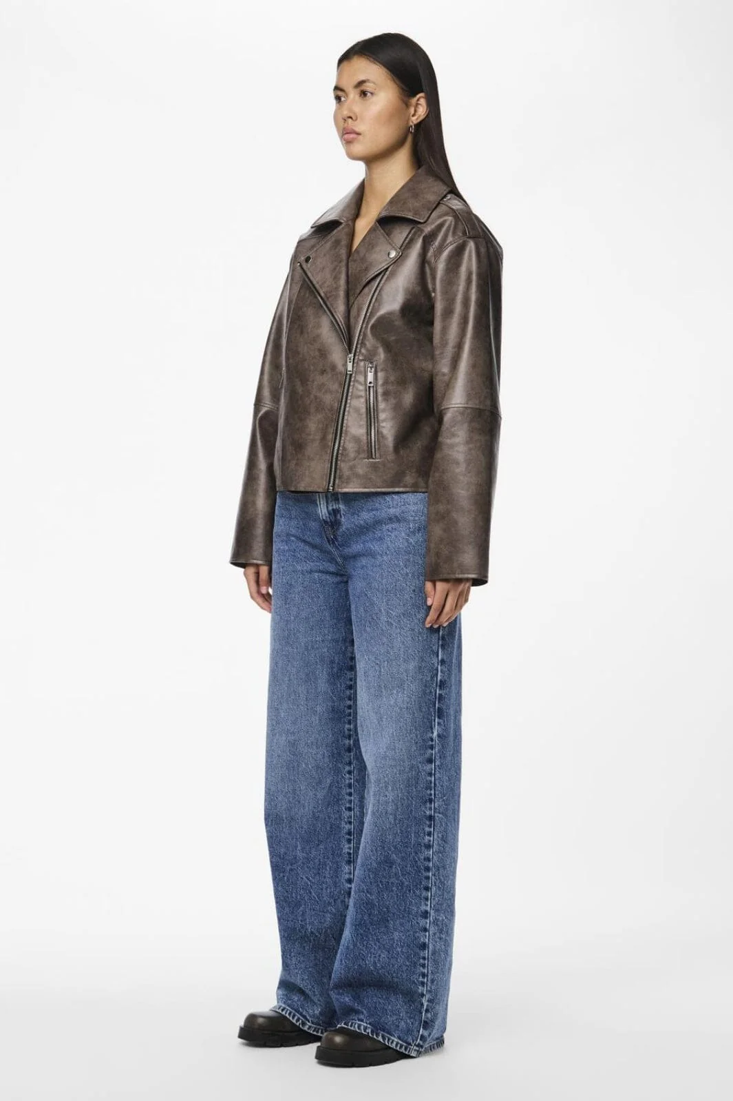 Pieces Pcsadie Ls Pu Jacket 17155328